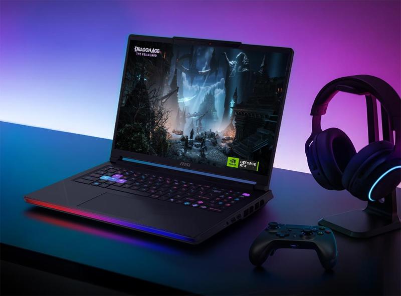 Écran OLED 16 pouces QHD+ 240 Hz et clavier RGB du MSI Raider 16 Max HX