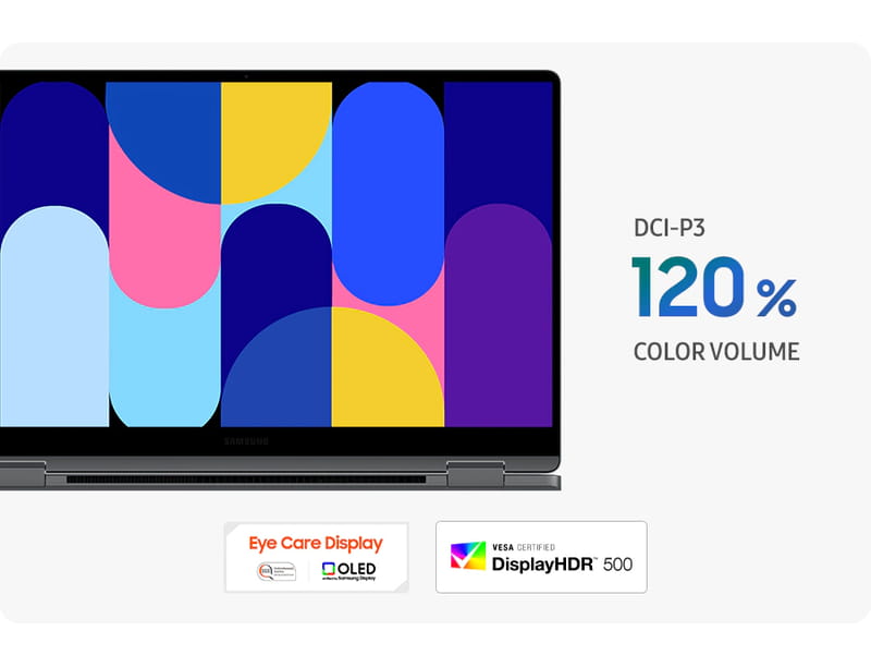 Connectique du Samsung Galaxy Book5 360 avec Thunderbolt 4 HDMI USB-A et microSD