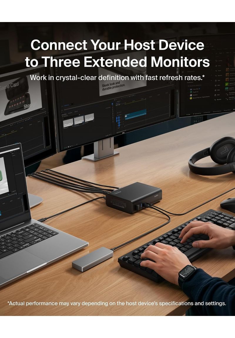 Station d'accueil universelle USB-C Belkin Connect 16 Ports