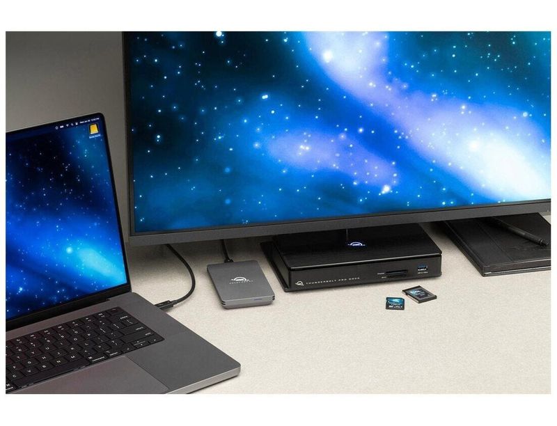 station accueil OWC Thunderbolt Pro Dock connectique
