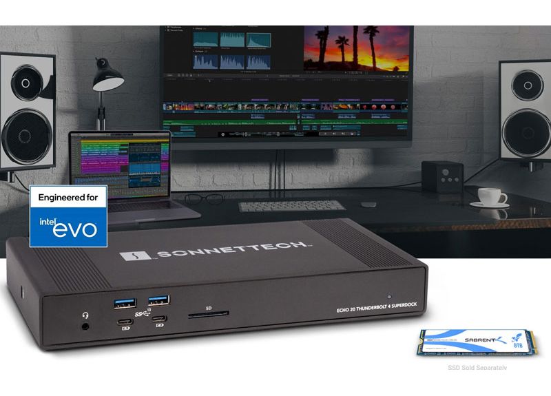 Station d'accueil Sonnet Echo 20 Thunderbolt 4 SuperDock