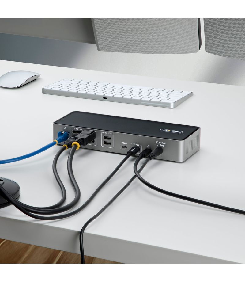Station d'accueil StarTech.com triple écran USB-C