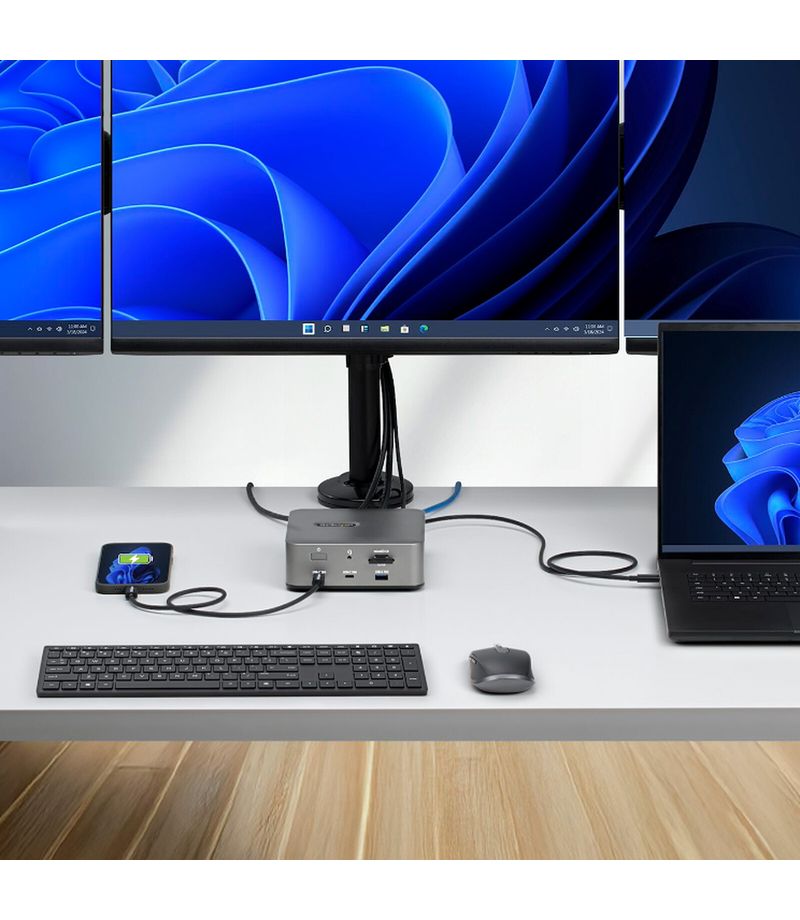 Station d'accueil StarTech.com Thunderbolt 5 double affichage 8K
