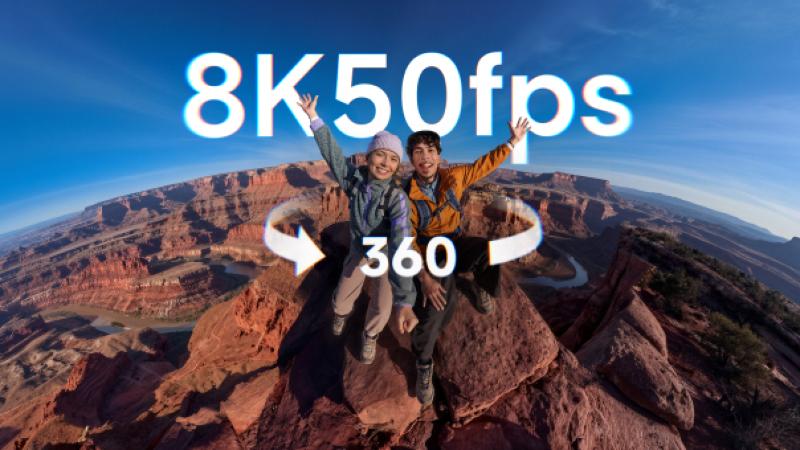 Capture vidéo 8K avec la caméra Insta360 X6