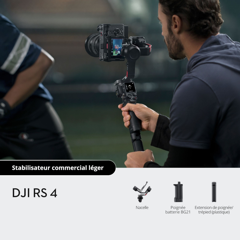 DJI RS 4 stabilisateur 3 axes