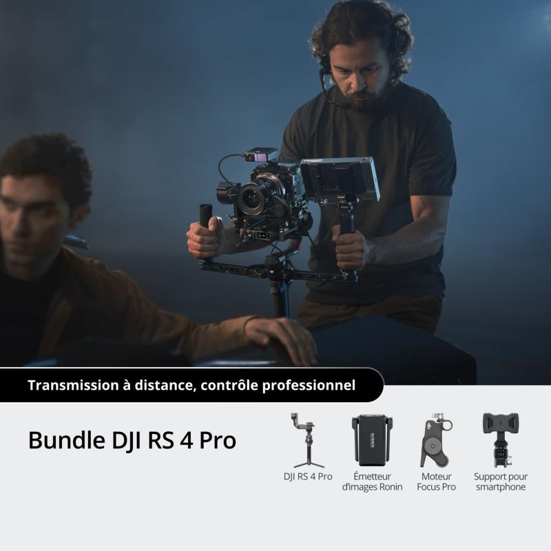 DJI RS 4 Pro stabilisateur 3 axes professionnel