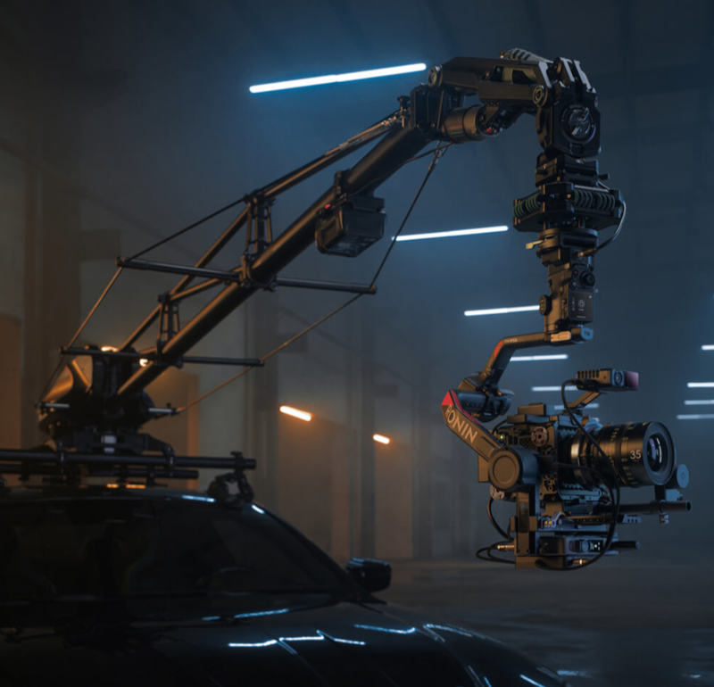 DJI RS 4 Pro sur tournage