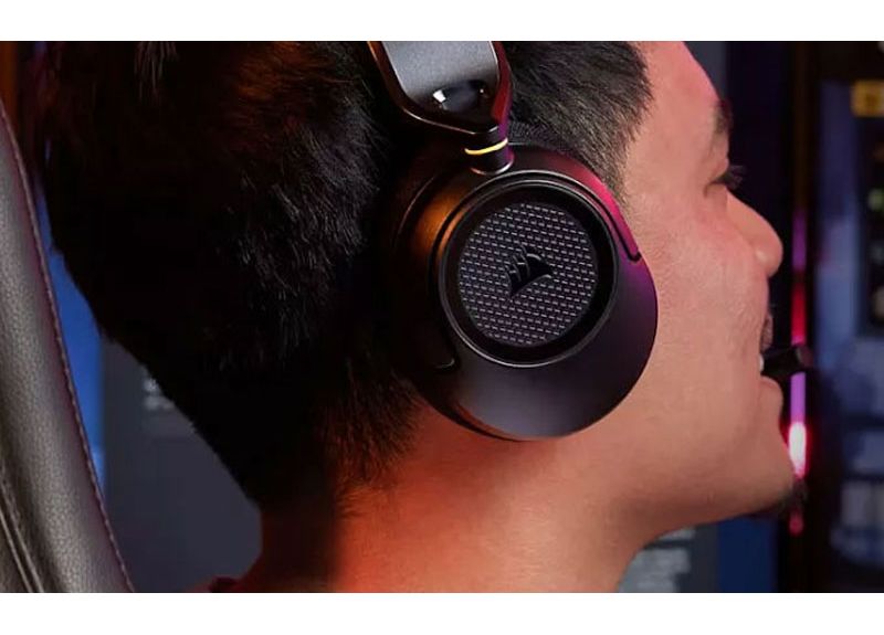 Confort et microphone Corsair HS35 v3 Blanc