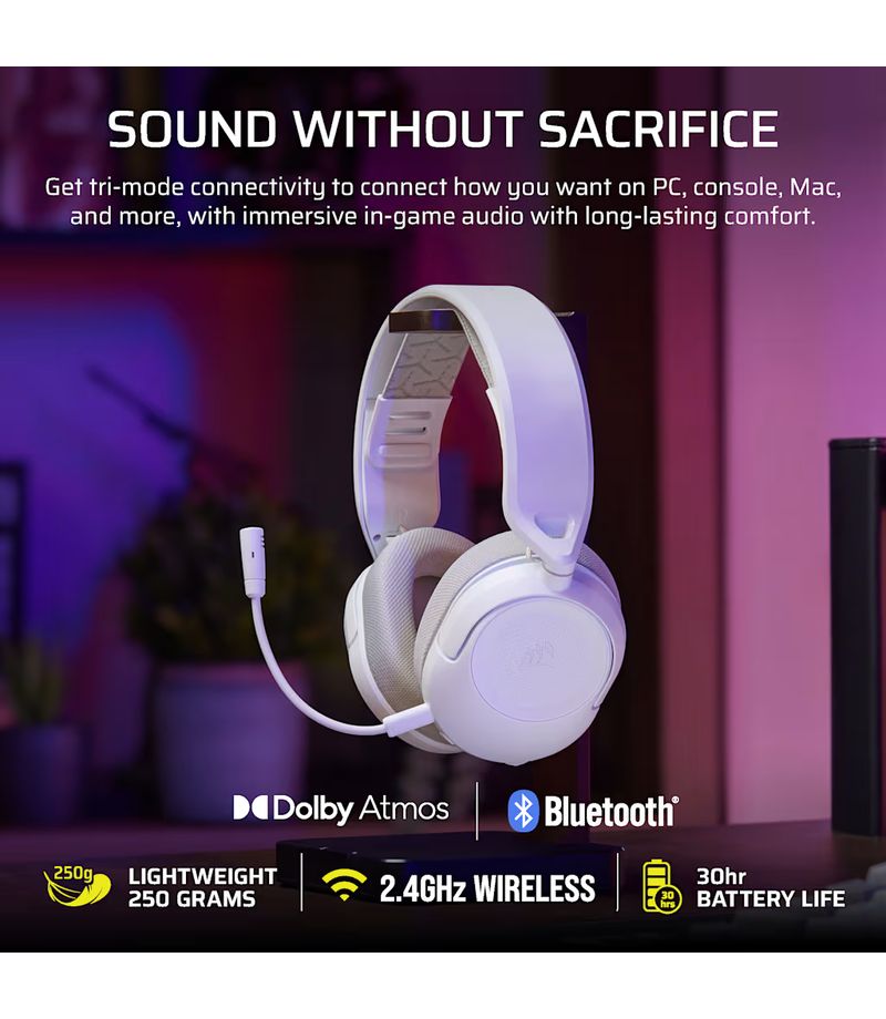 Casque gaming Corsair HS35 Wireless v3 blanc