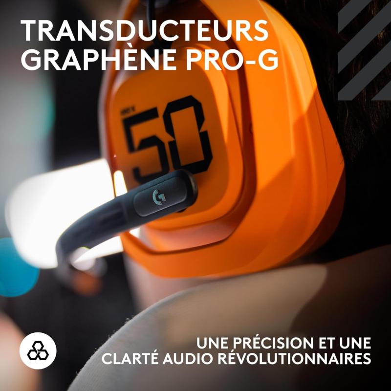 Transducteurs PRO-G Graphène du Logitech G A50 X