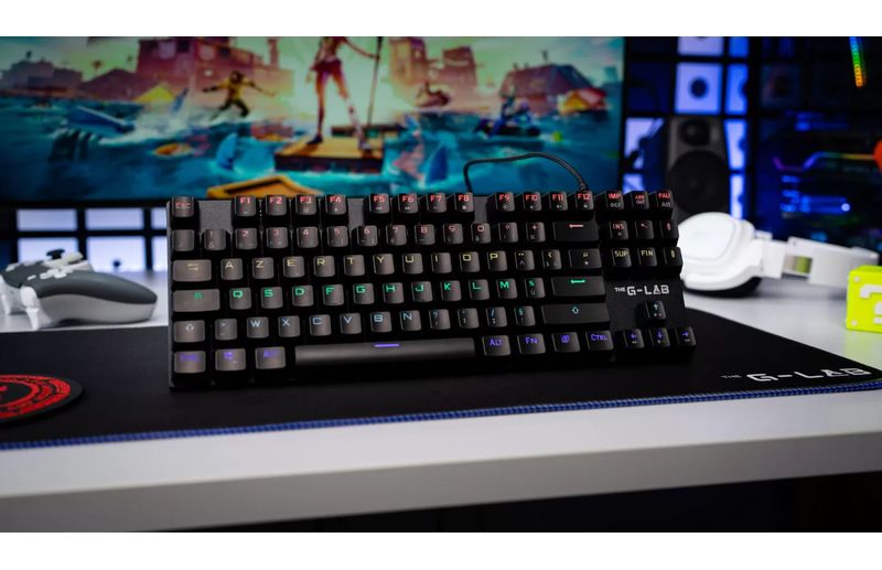 Clavier gaming The G-Lab Keyz Mercury EX RGB