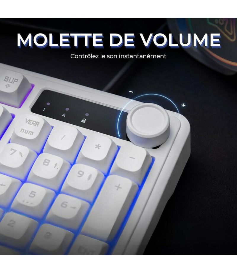 Vue du clavier compact The G-Lab Keyz Caesium EX