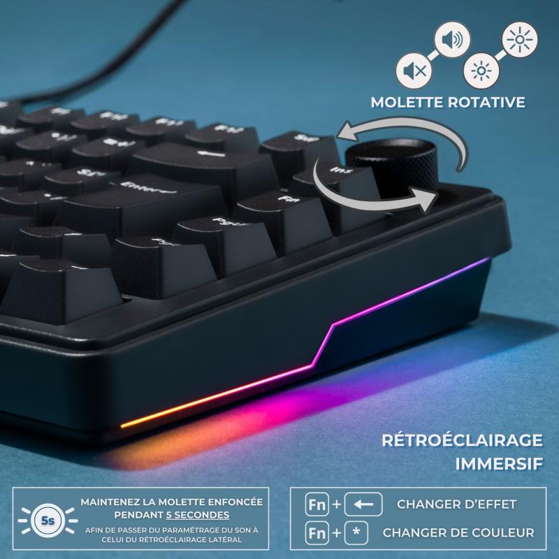 RGB clavier G-Lab Keyz Elite 300 HE personnalisation logiciel