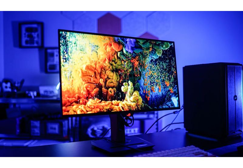 Affichage QD-OLED 240 Hz de l'écran ASUS ROG Strix XG27AQDMESZ