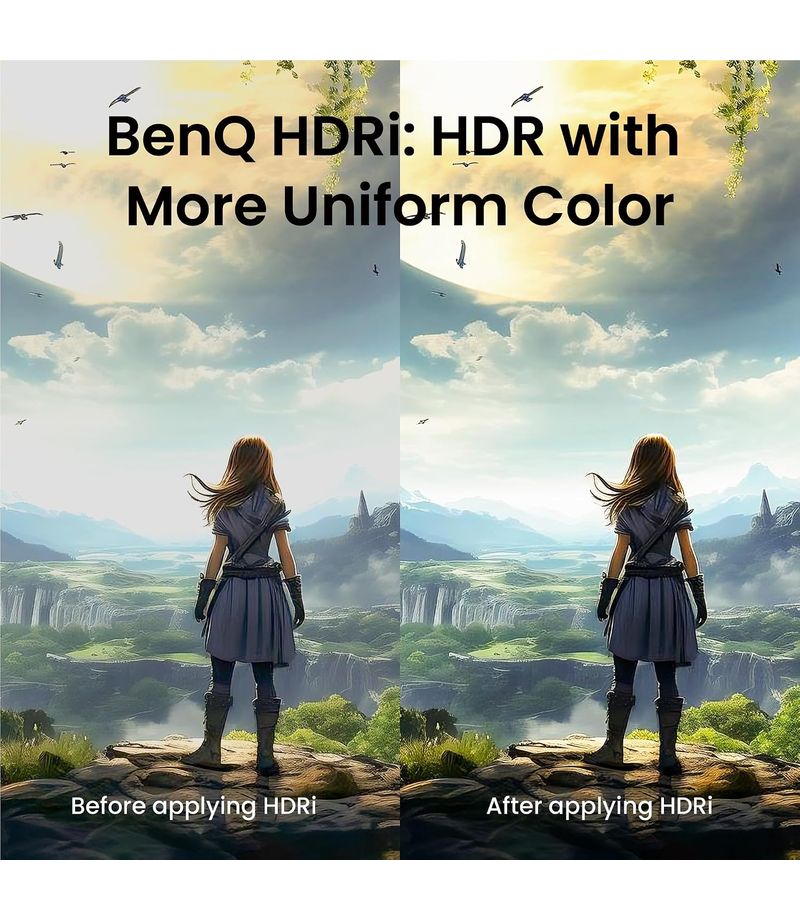 Affichage HDRi du moniteur BenQ EW270Q