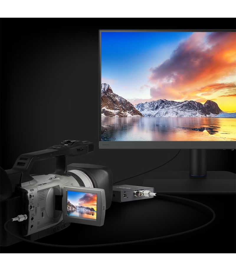 Précision colorimétrique du moniteur BenQ SW272QN