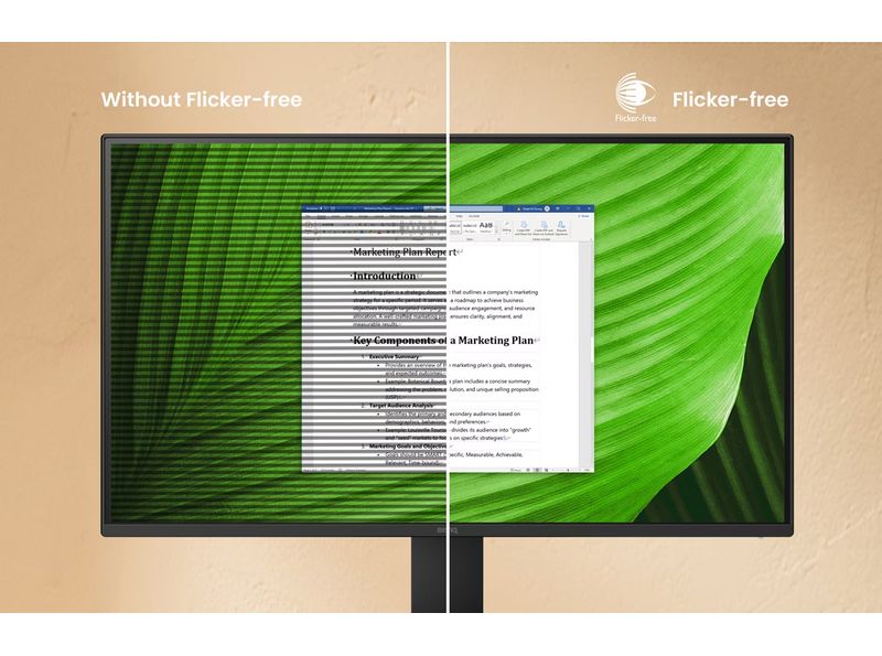 Technologies de confort visuel Eye-Care du moniteur BenQ GW2491P