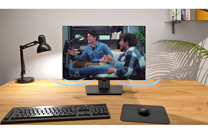 Écran professionnel iiyama ProLite XB2495WSC-B1 de 24,1 pouces avec connexion USB-C 65 W