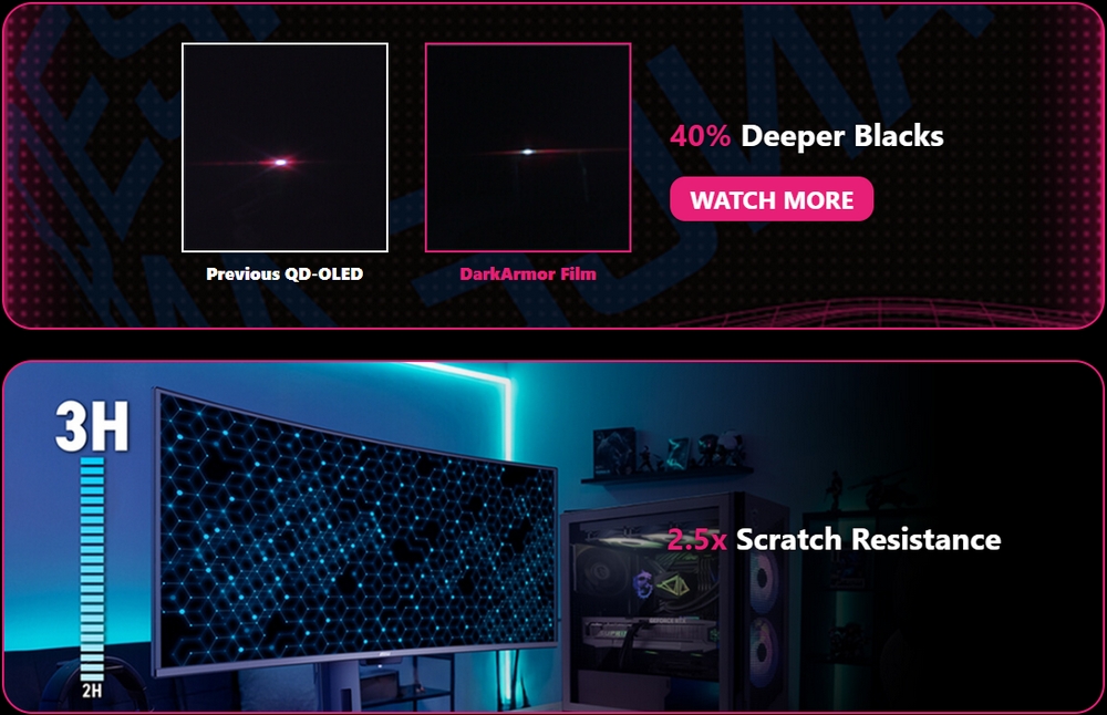 Qualité d'image du MSI MPG 322UR QD-OLED X24