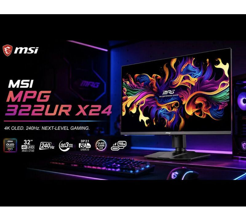 Écran PC gamer MSI MPG 322UR QD-OLED X24