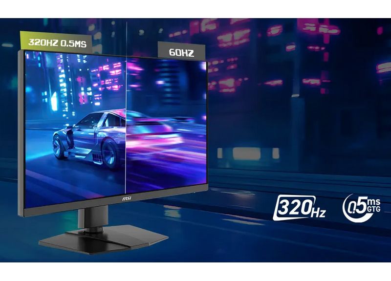 Affichage fluide de l'écran MSI MAG 274QPF X32