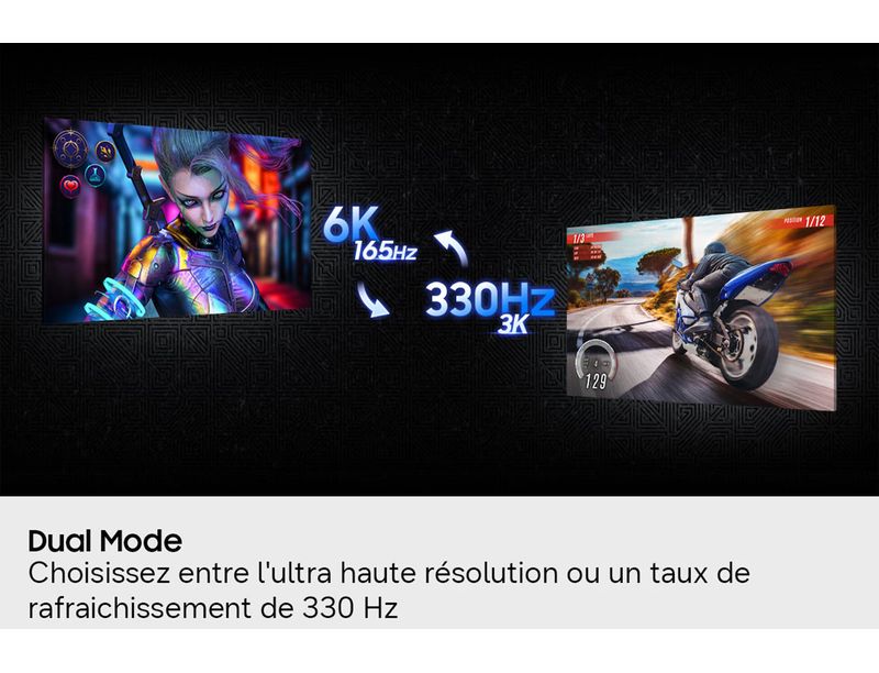 Mode Dual Mode du Samsung Odyssey G8 S32HG806ES
