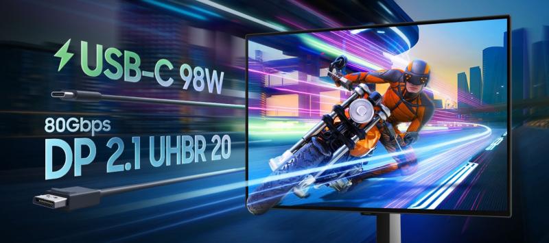 Connectique et ergonomie Samsung Odyssey OLED G8