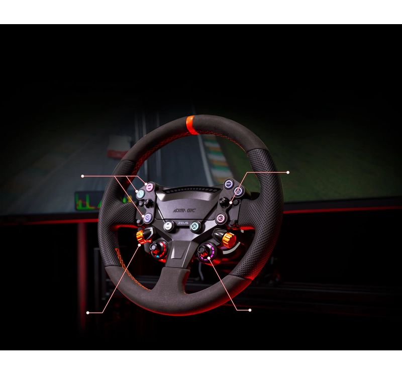 Ergonomie du volant Simagic Zeus Sport Steering Wheel