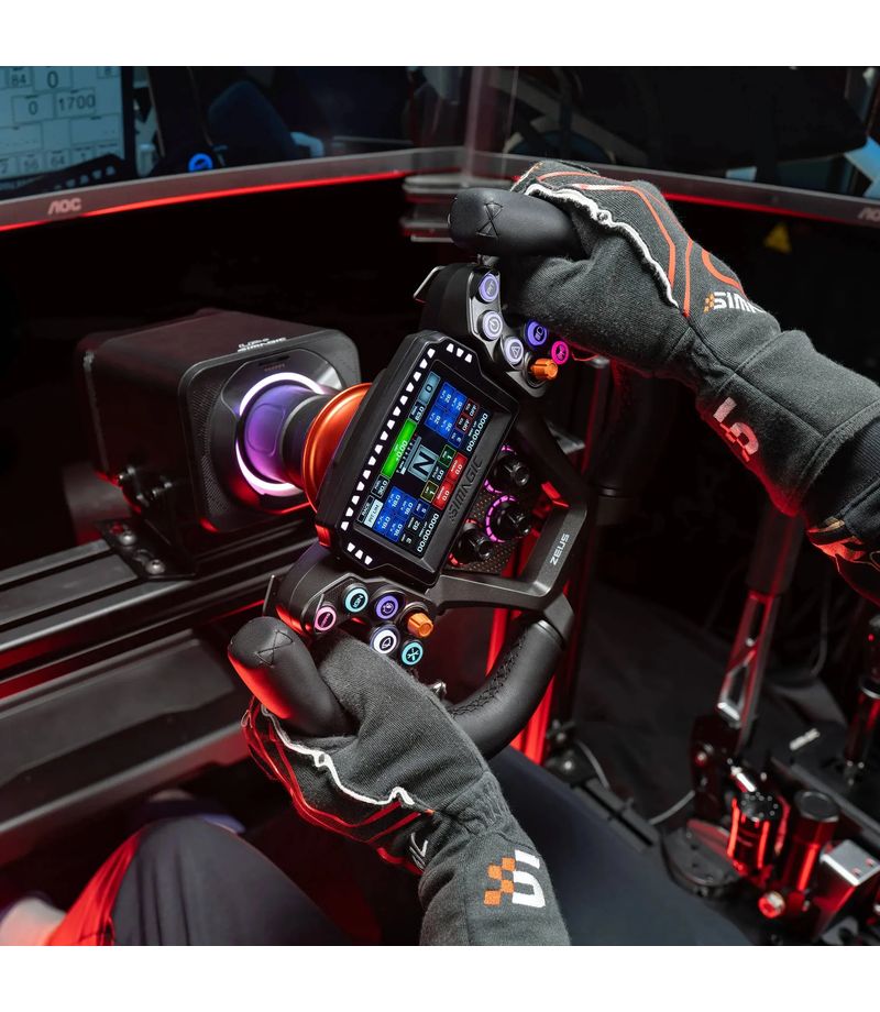 Bundle sim racing Simagic Zeus GT avec volant et écran MagicDash 4
