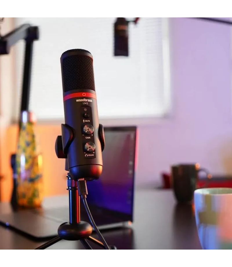Microphone USB-C Woodbrass UM3