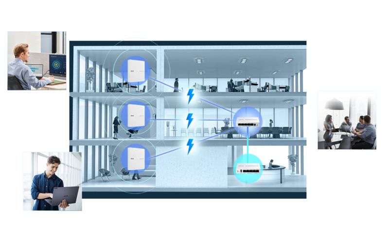 Performance Wi-Fi 6 Asus ExpertWiFi EBA63