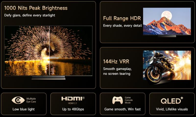 Système audio Dolby Atmos Dreame 75S100 barre de son intégrée