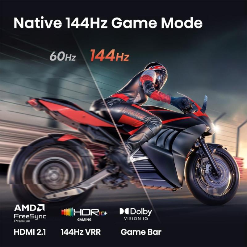 Mode gaming 144 Hz du téléviseur Hisense 85U7SE