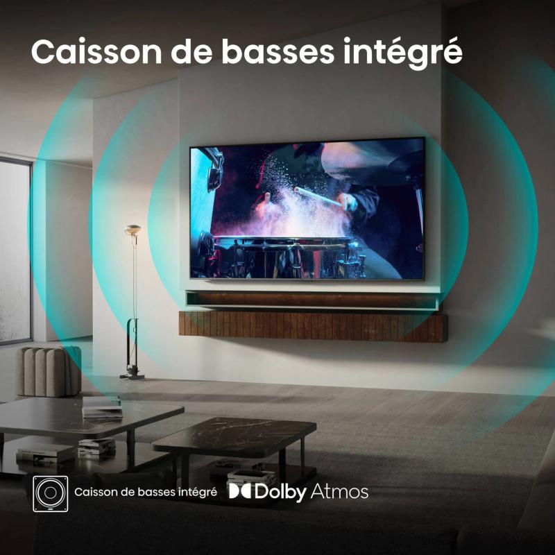 Hisense 65E8Q Dolby Atmos design
