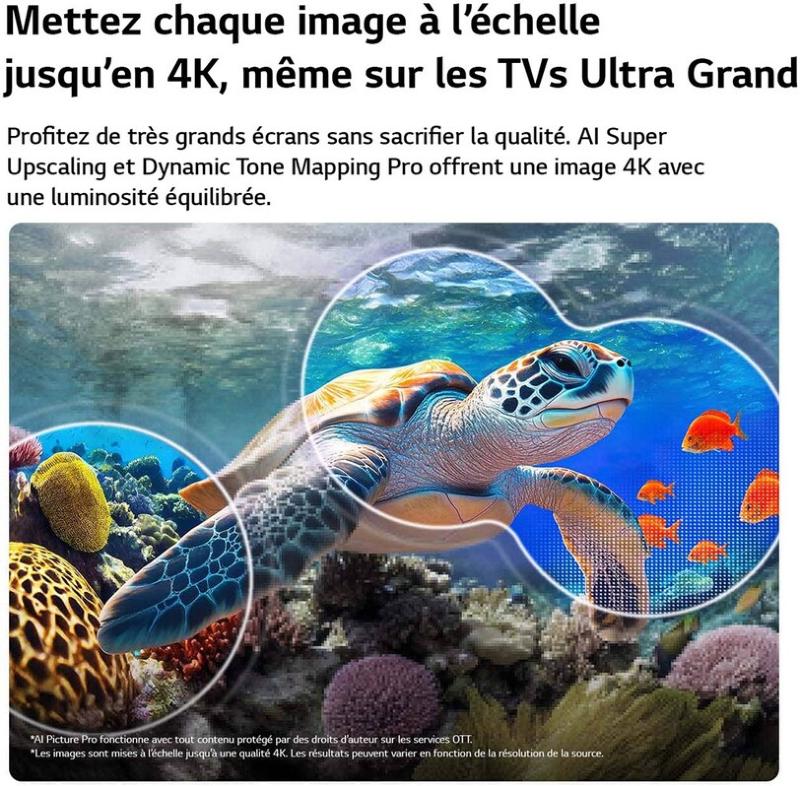 Image 4K Mini LED du téléviseur LG 86QNED85B6B