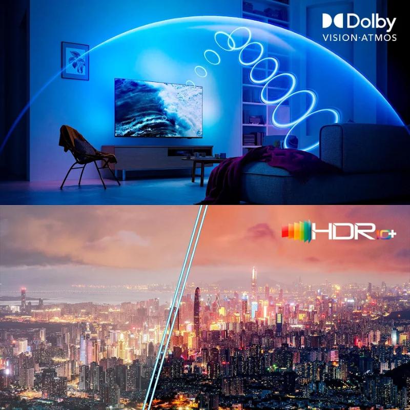 Ambilight 4 faces du téléviseur Philips
