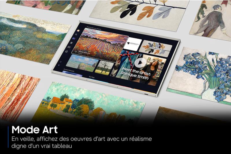 Samsung The Frame Pro Mode Art sans reflet