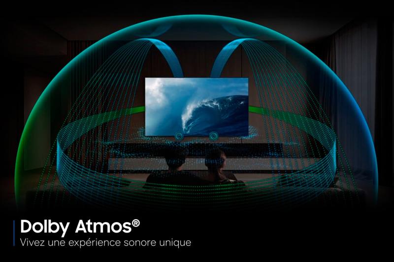 Design Monolith Edge Samsung QN80H 85 pouces
