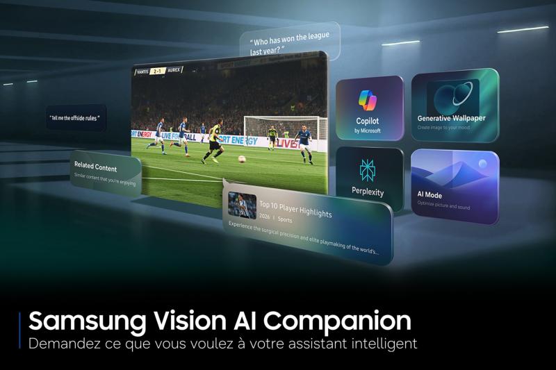 Smart TV Samsung OLED S92H avec One UI Tizen