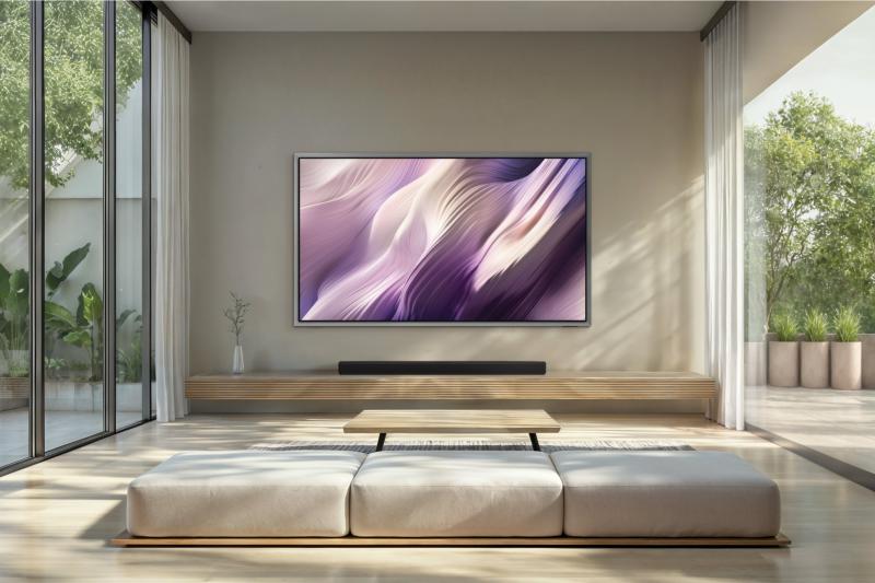 Bundle Samsung OLED TQ83S99H avec One Connect sans fil et support mural