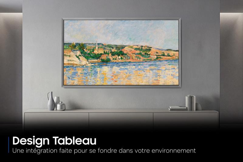 Installation murale Samsung OLED avec support Slim Fit