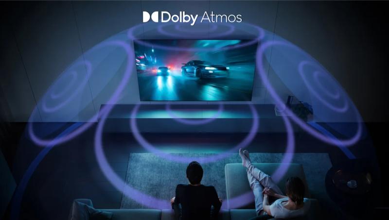 Système audio Harman Kardon et Dolby Atmos du téléviseur Sharp