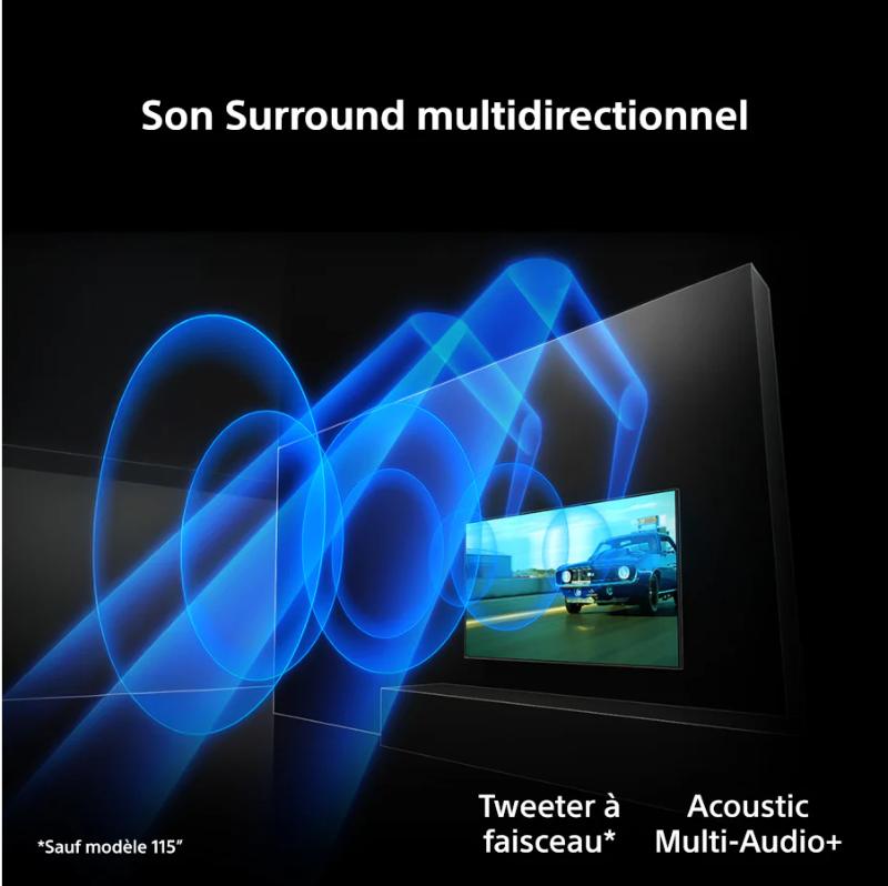 Google TV et son immersif du Sony BRAVIA 9 II