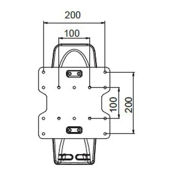 Support mural orientable Inovu AR120
