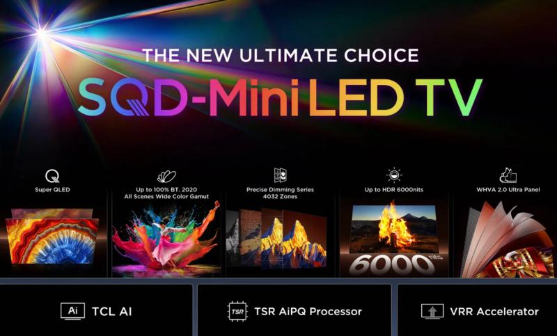Qualité d'image du téléviseur TCL 98C8L