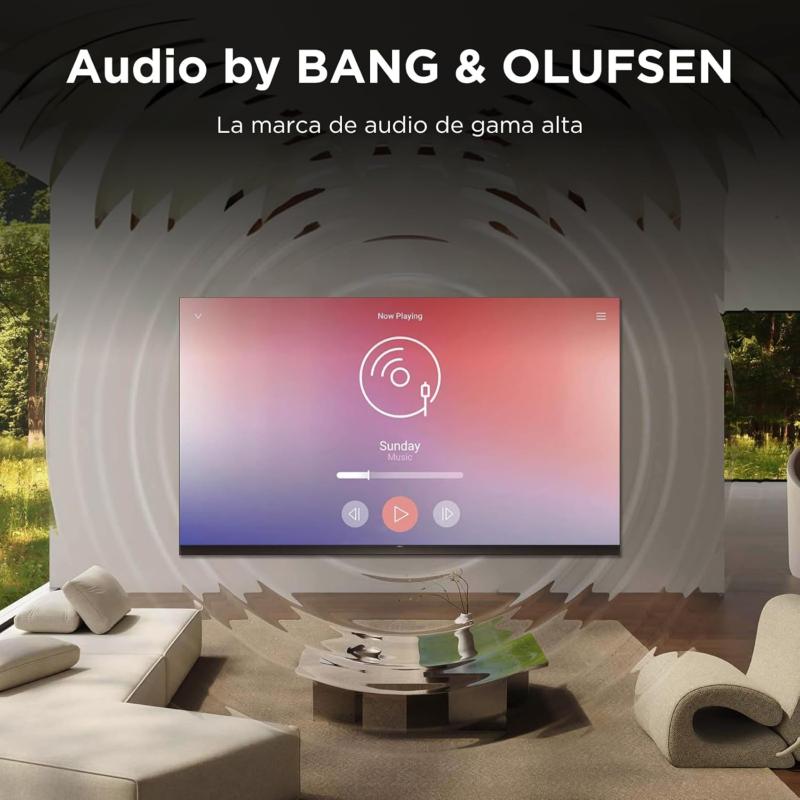 Design du téléviseur TCL 98RM9L