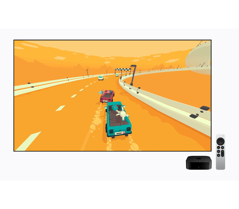 Apple TV 4K avec applications de divertissement et contrôle de maison connectée HomeKit Matter