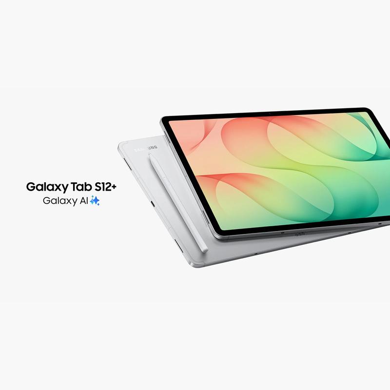 Tablette Samsung Galaxy Tab S12+ Wi-Fi 256 Go Gris avec écran AMOLED de 12,6 pouces