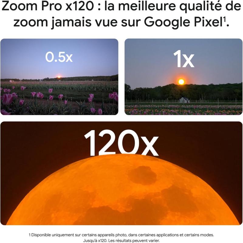 Triple appareil photo 50 48 48 Mpx et Zoom Pro x120 du Google Pixel 11 Pro XL