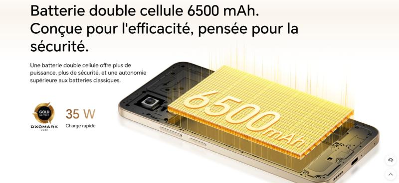 Autonomie Honor 400 Smart